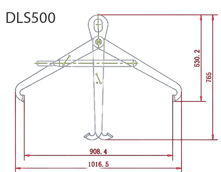 dls500 dimensions